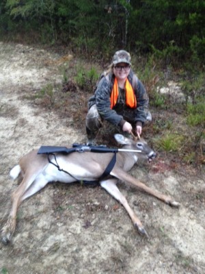 Harley first deer.jpg